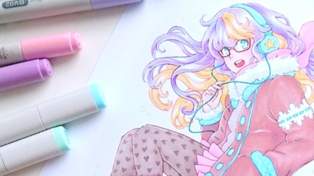 最高のアナログ コピック イラスト 女の子 無料イラスト集